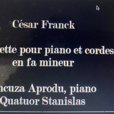 Quintette pour piano et cordes